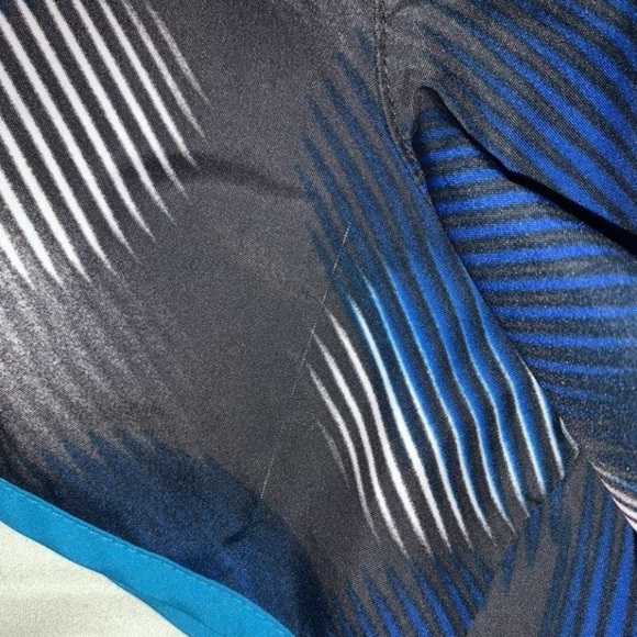 Nike Polka Dot Shorts Gray and Blue - Picture 3 of 3